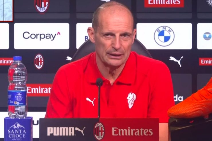 Massimiliano Allegri in conferenza stampa