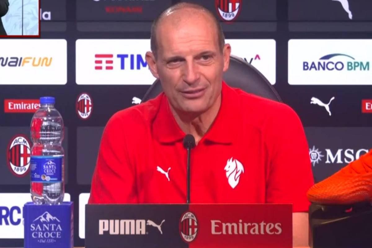 Massimiliano Allegri in conferenza stampa