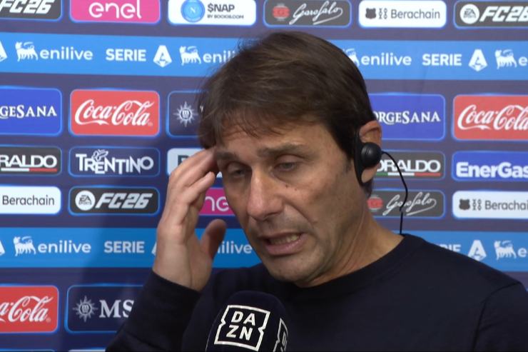 Antonio Conte parla dopo Napoli - Juve