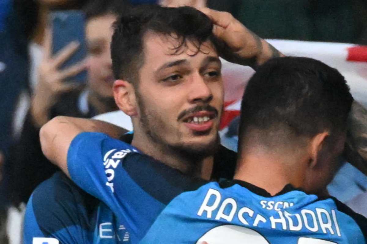 Gianluca Gaetano con la maglia del Napoli