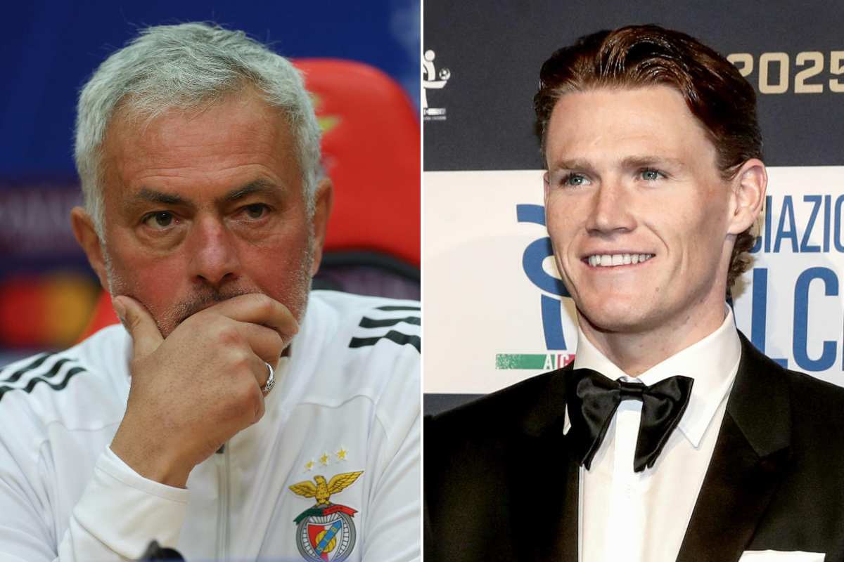 José Mourinho ha parlato con e di Scott McTominay al termine di Benfica-Napoli
