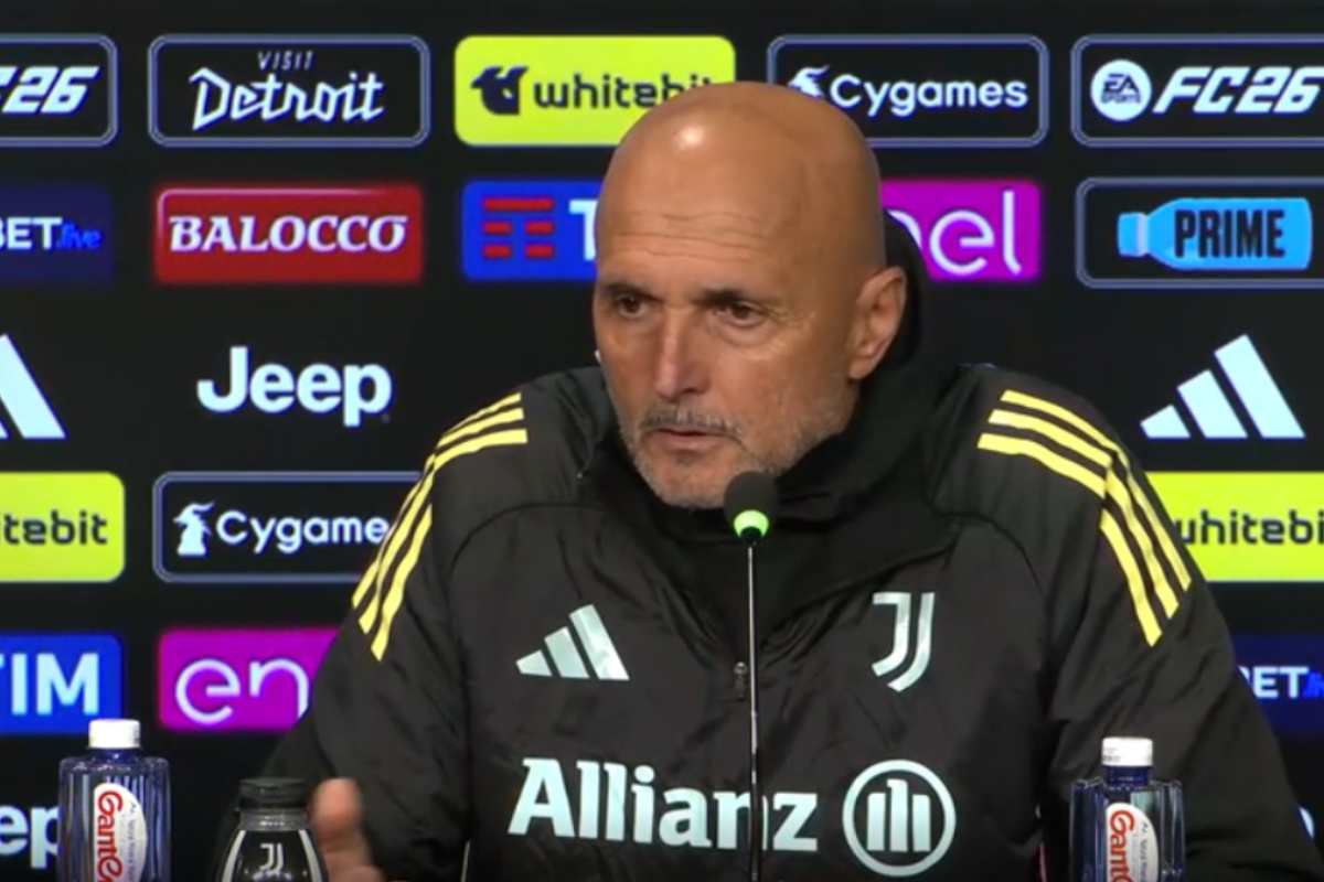Luciano Spalletti parla in conferenza stampa della Juventus durante la stagione di Serie A 2025.