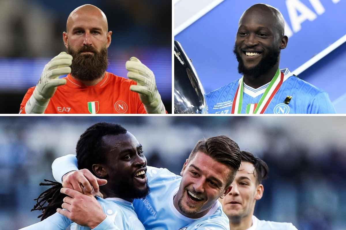 Collage dedicato ai fratelli Lukaku e Milinkovic-Savic