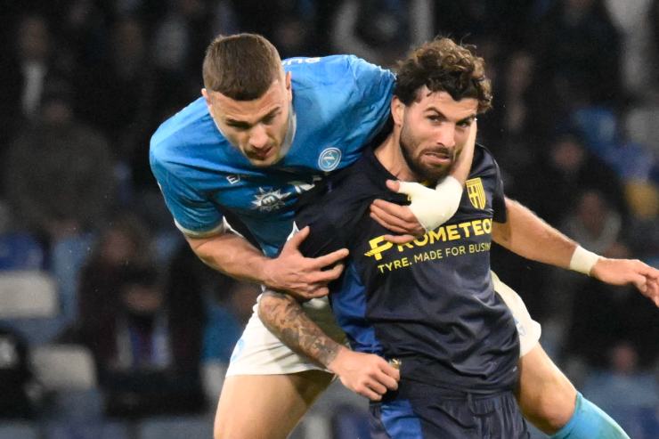 Buongiorno in azione contro il Parma