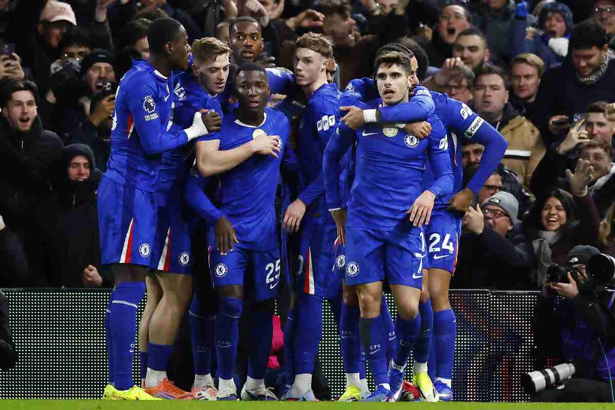 Il Chelsea esulta di squadra