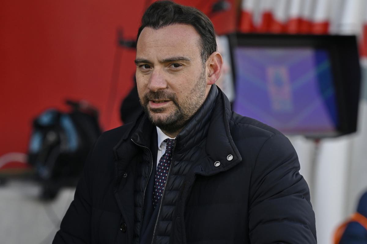 Giovanni Manna nella gara contro la Cremonese