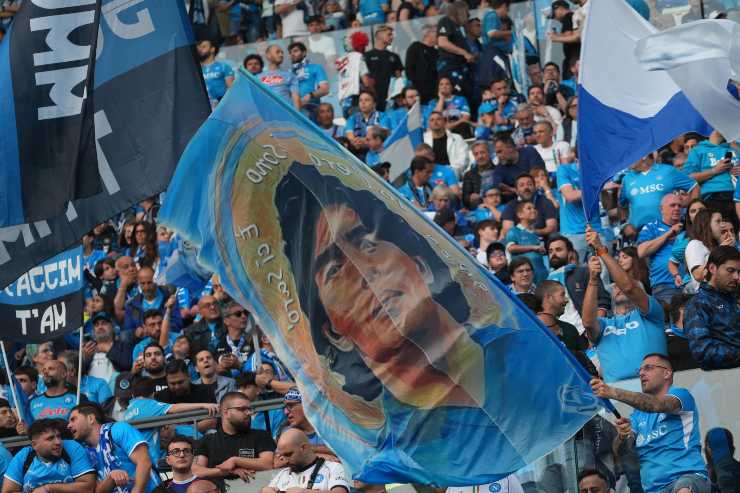I tifosi del Napoli allo Stadio Diego Armando Maradona