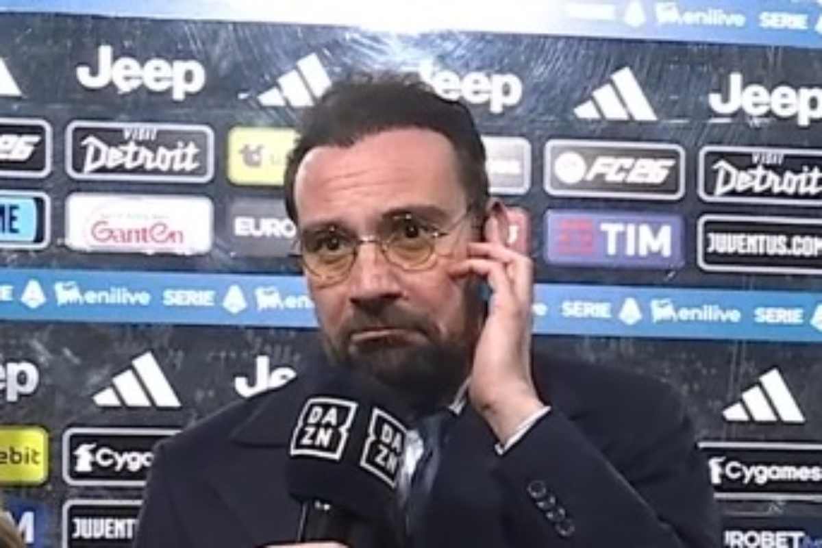 Giovanni Manna pre Juve-Napoli