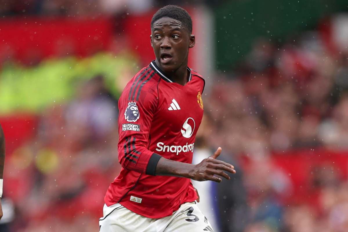 Mainoo in azione in Premier League