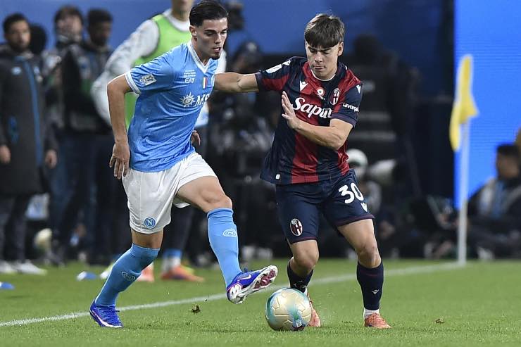 Miguel Gutiérrez nella gara di Supercoppa italiana