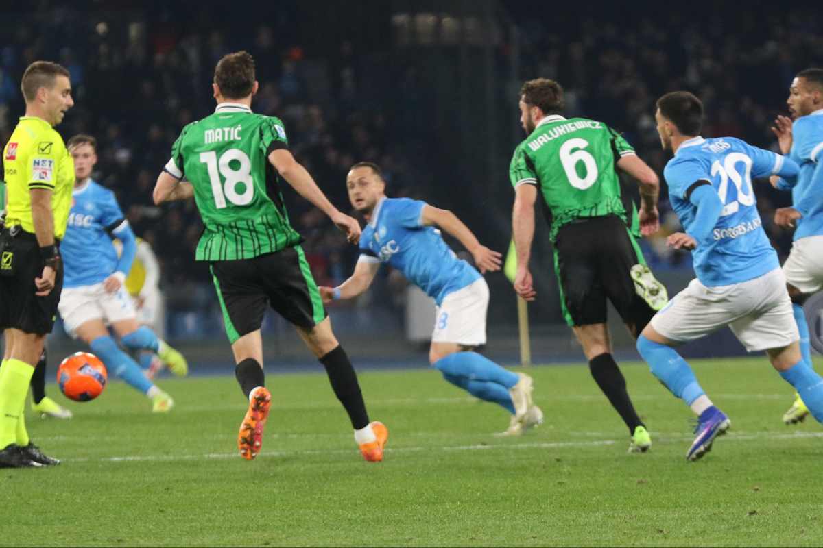 Cambio obbligatorio in Napoli-Sassuolo