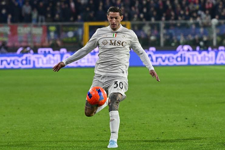 Pasquale Mazzocchi in campo contro la Cremonese