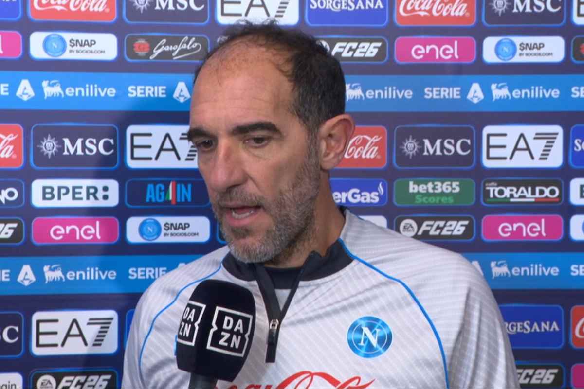 Cristian Stellini dopo Napoli-Sassuolo