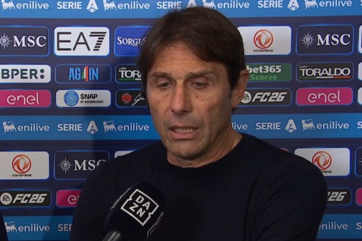 Antonio Conte parla a Dazn