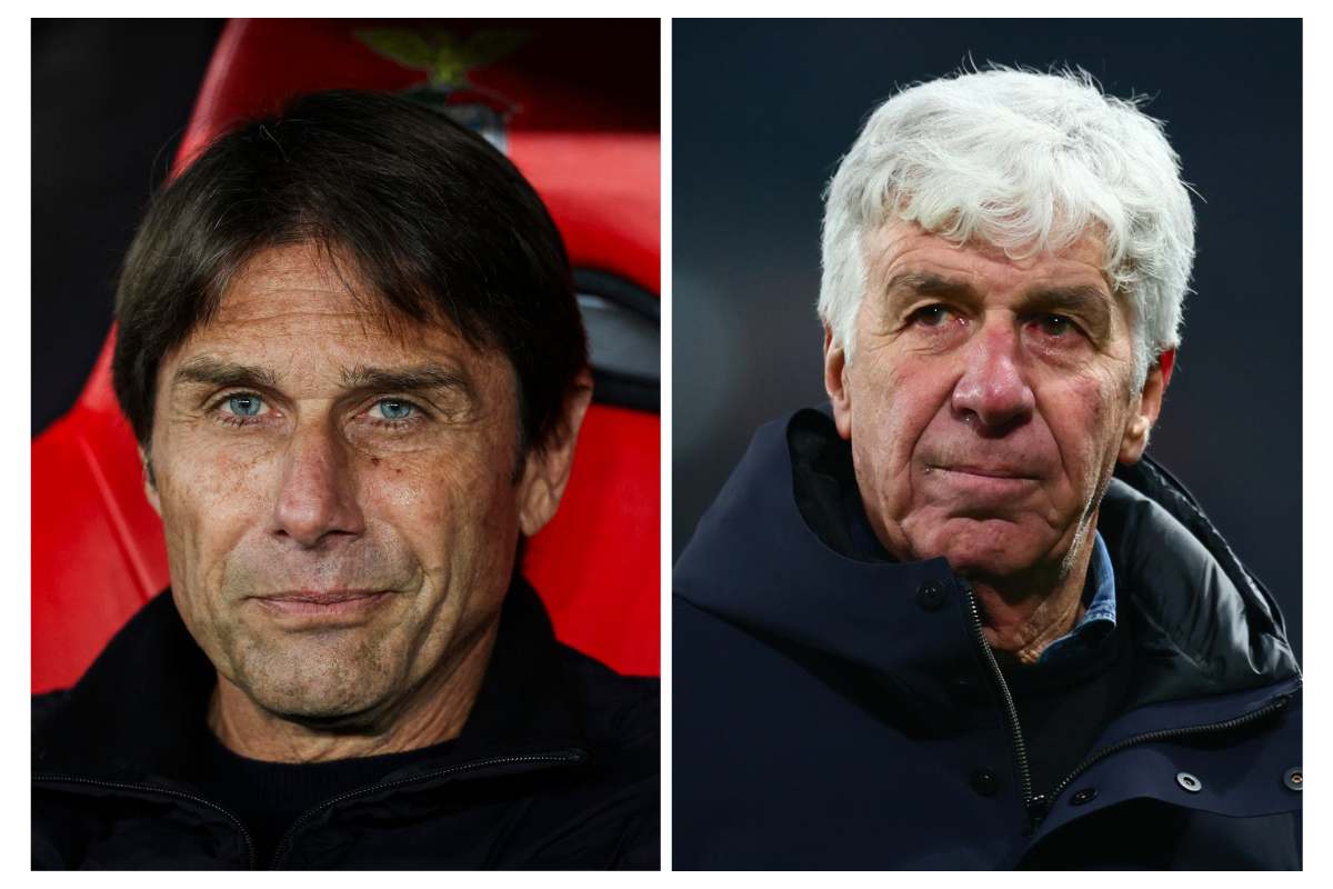 Collage foto Conte e Gasperini