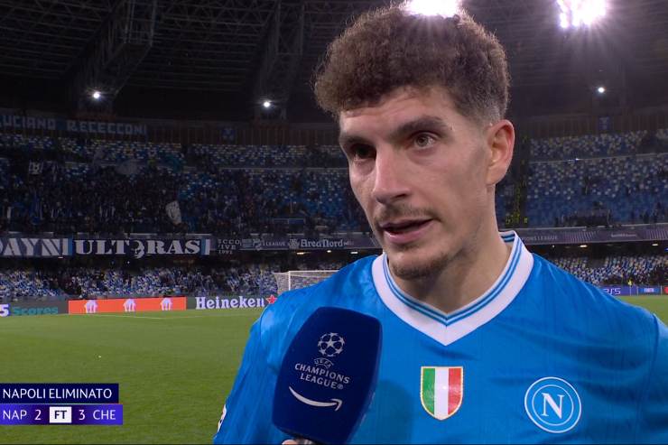 Giovanni Di Lorenzo nel post-gara