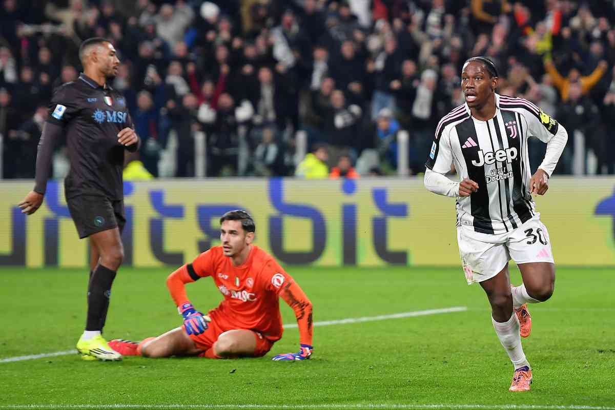 Juan Jesus e Meret disperati dopo il gol di David in Juventus-Napoli