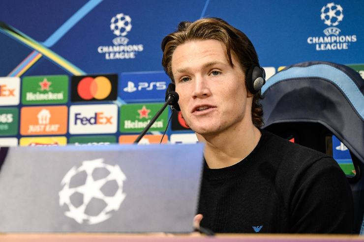 Scott McTominay in conferenza stampa