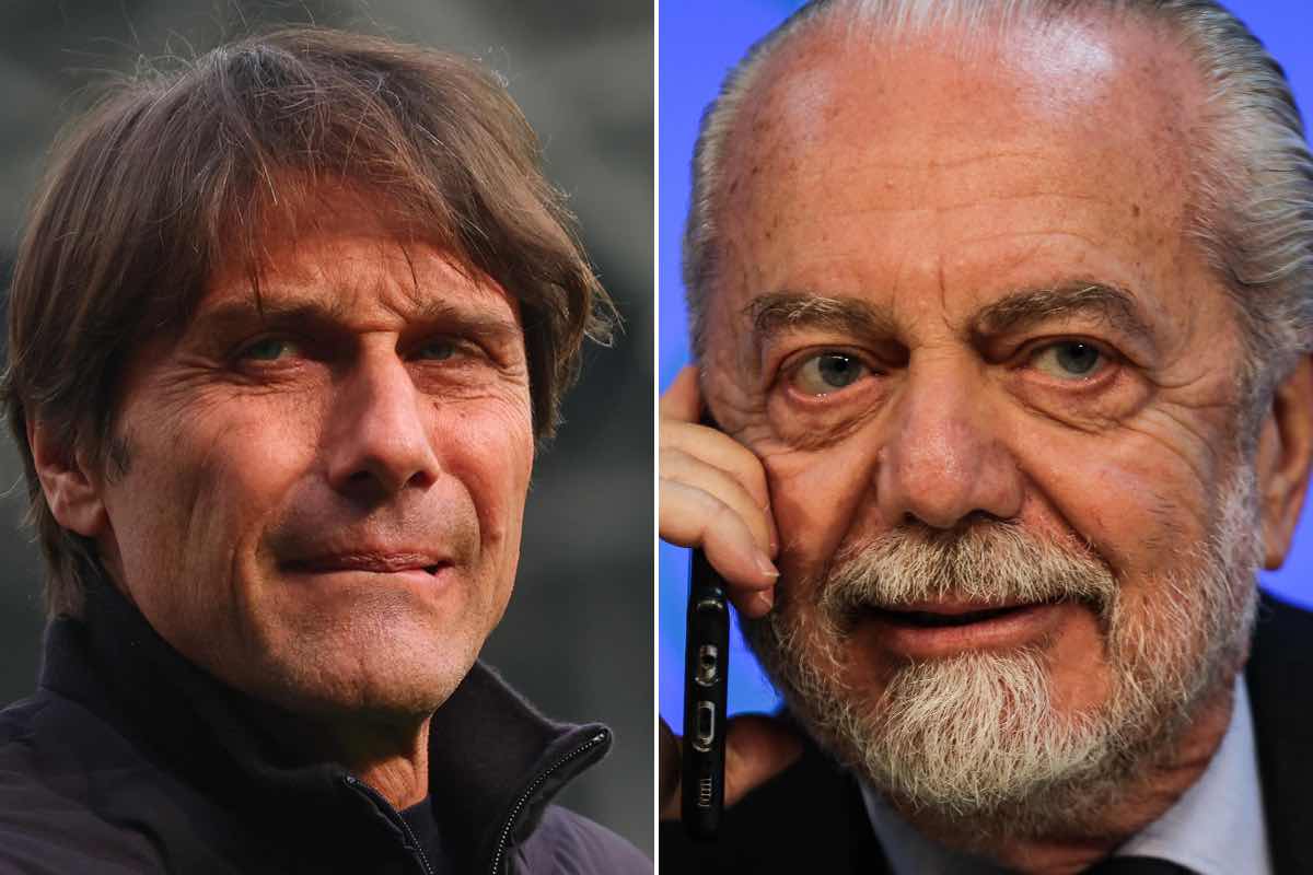 Antonio Conte e Aurelio De Laurentiis a colloquio