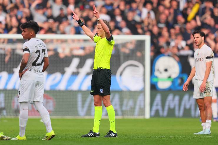 Arbitro Chiffi in Atalanta-napoli