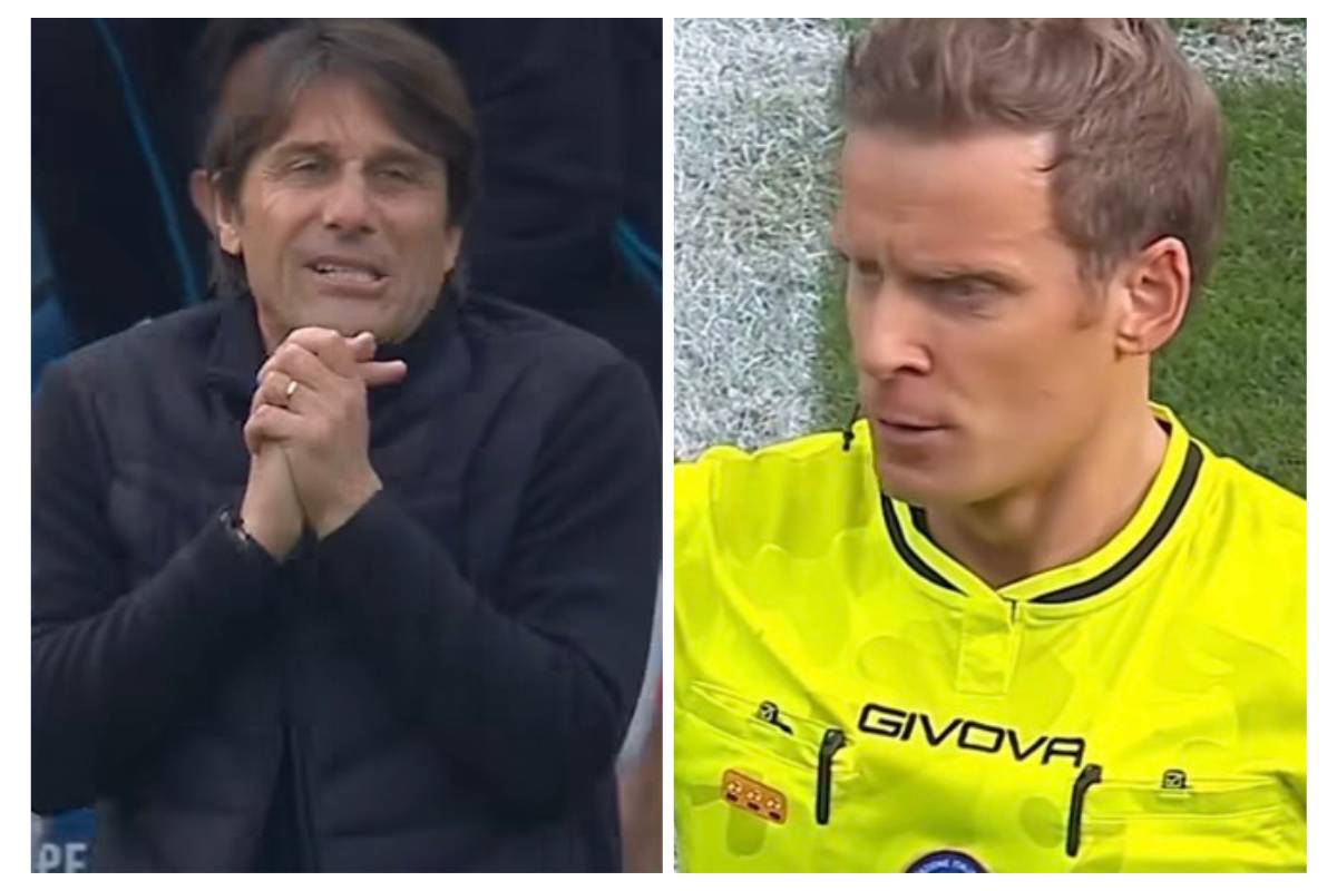 Rigore negato ad Hojlund, Conte furioso con Chiffi: svelata la frase urlata in campo