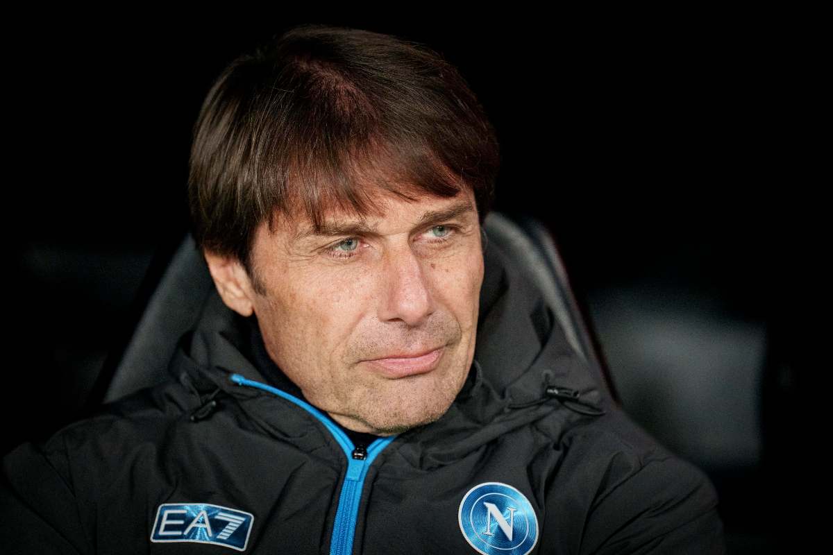 Conte in panchina in Champions League