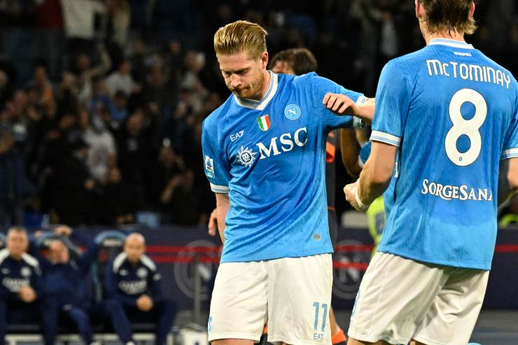 De Bruyne dopo l'infortunio