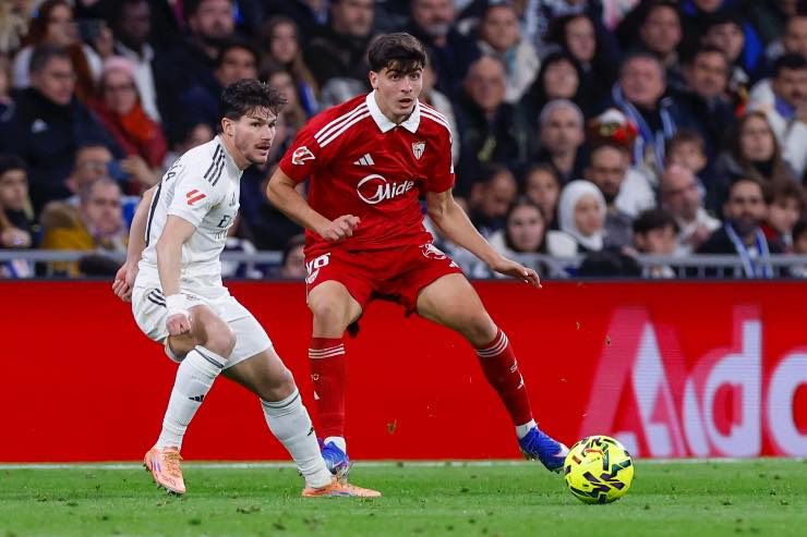 Juanlu Sanchez nella gara de La Liga