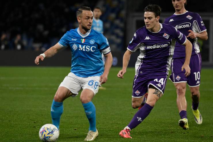 Lobotka contro la Fiorentina