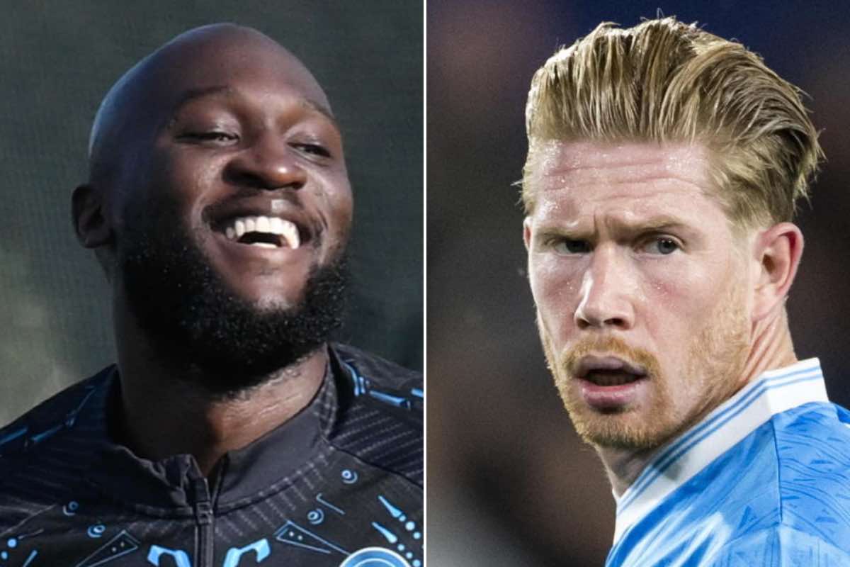 Romelu Lukaku e Kevin De Bruyne alle prese con i recuperi