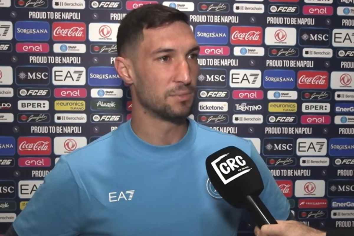 Politano durante un'intervista