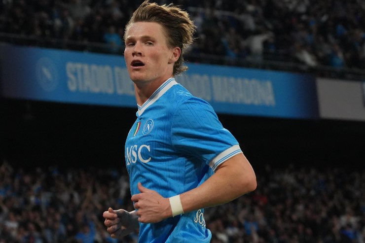 Scott McTominay nella gara di Serie A 2026