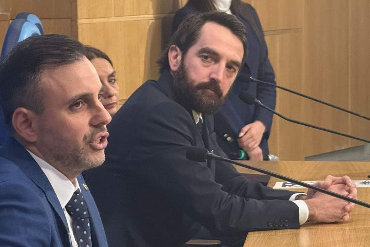 Tommaso Bianchini in conferenza stampa