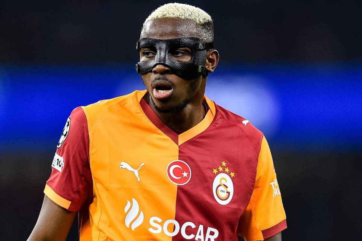 Victor Osimhen nel match contro la Juventus