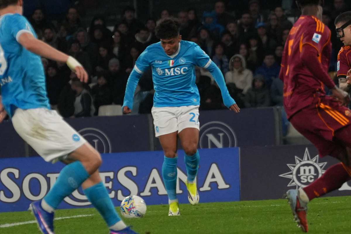 Alisson Santos in partita contro la Roma