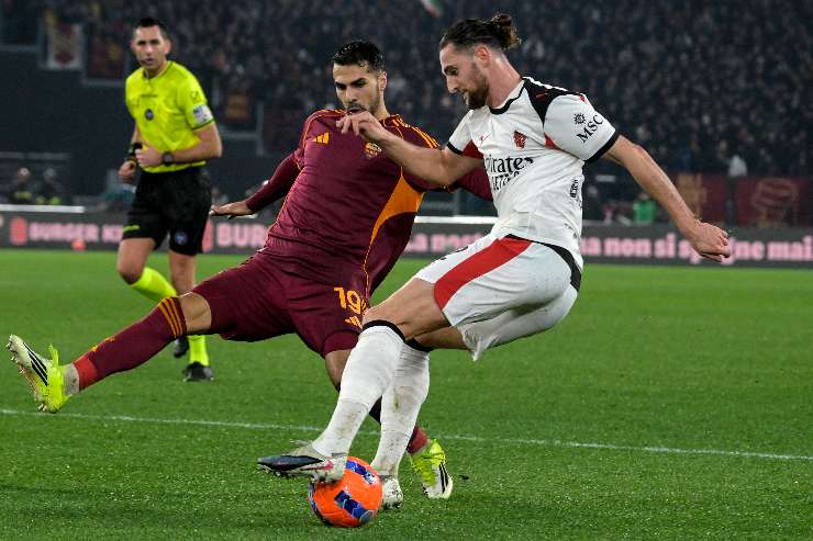 Celik in campo contro il Milan