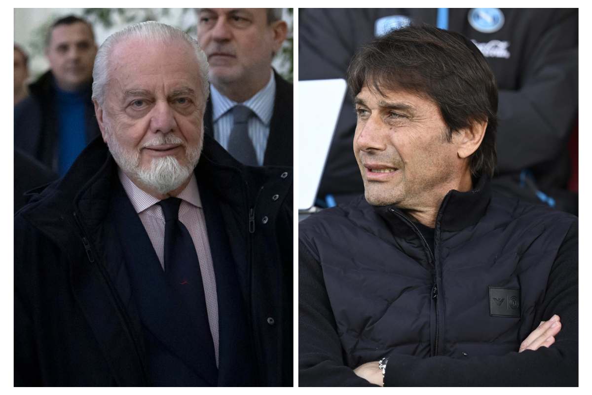 De Laurentiis e Conte in collage