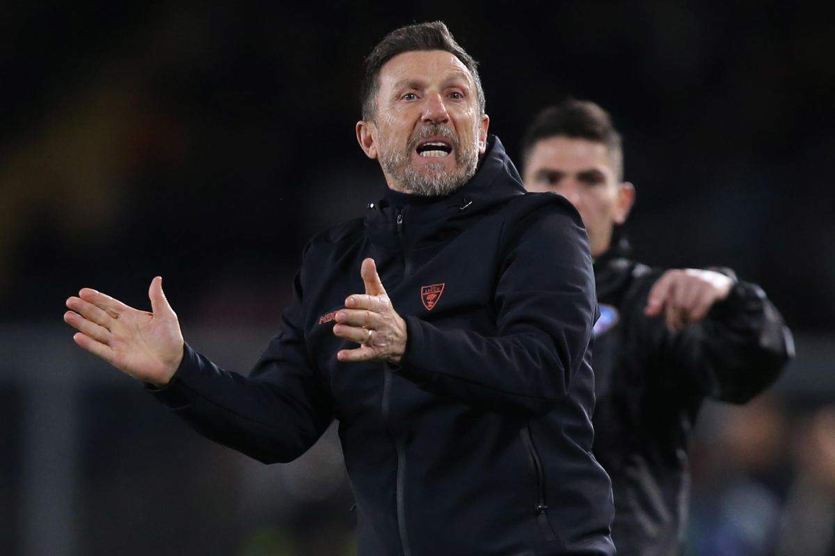 Di Francesco incita la squadra