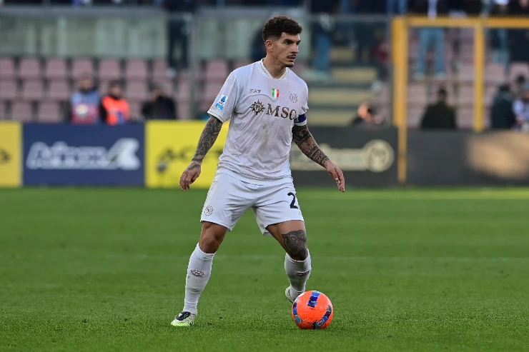 Giovanni Di Lorenzo in campo per la Serie A 2026