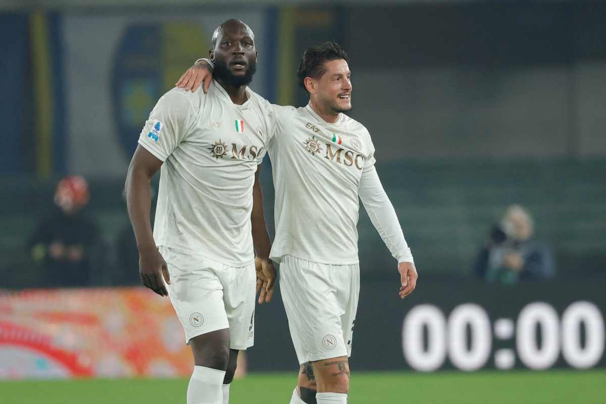 Lukaku dopo il gol contro il Verona