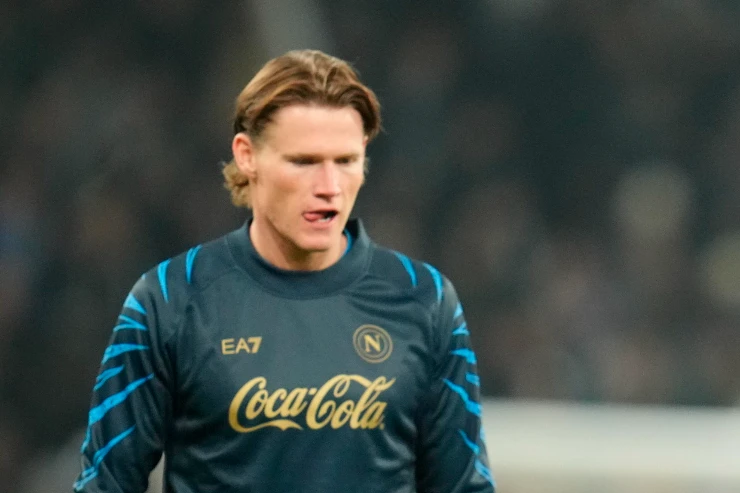 McTominay si allena con la maglia del Napoli