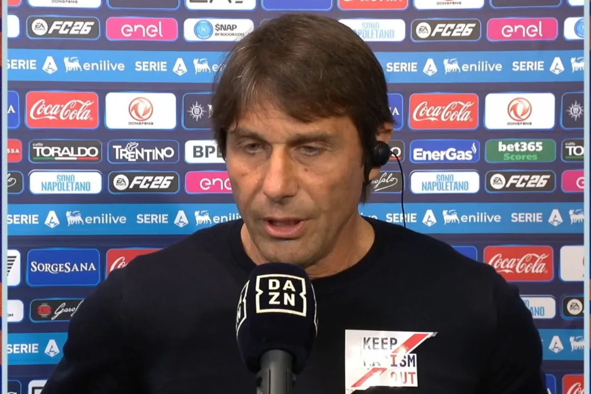 Antonio Conte parla a Dazn