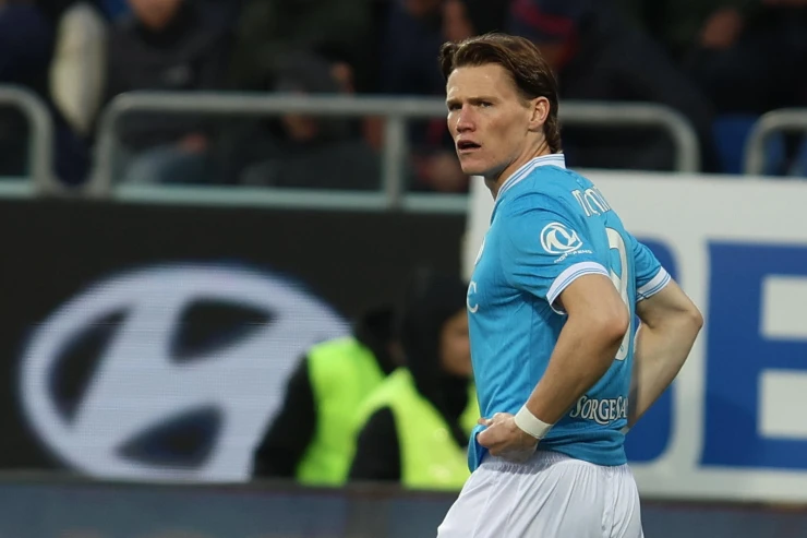 McTominay in partita con il Napoli