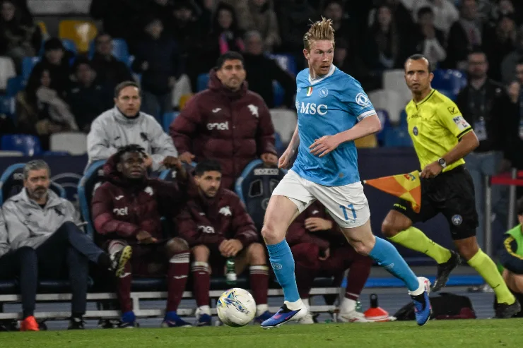 Il Napoli torna a dominare con De Bruyne.