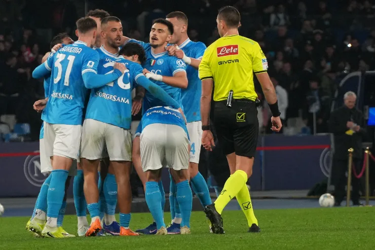 Napoli esulta al gol