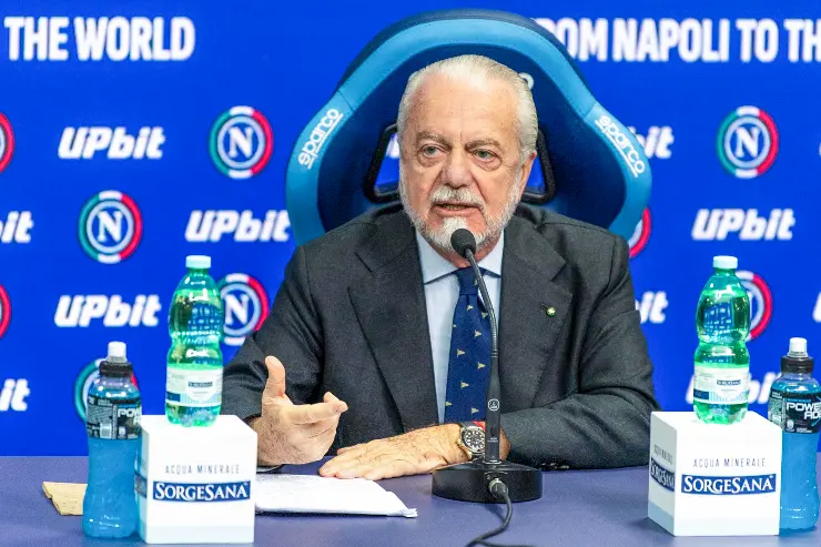 De Laurentiis in conferenza