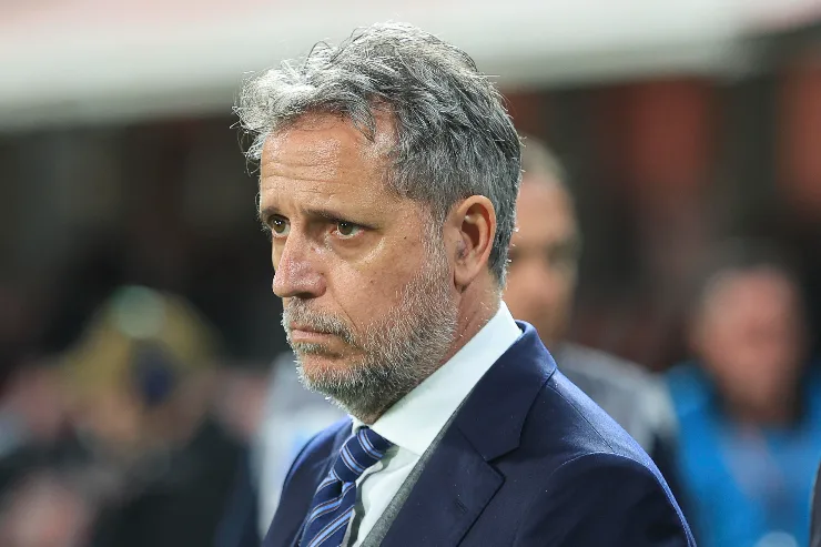 Fabio Paratici, direttore sportivo della Fiorentina, prima del match contro la Cremonese
