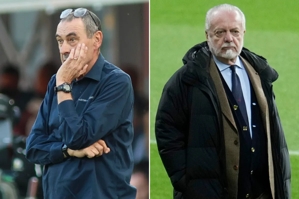 Intrigo Sarri, spunta un nuovo club: posizione netta del presidente De Laurentiis