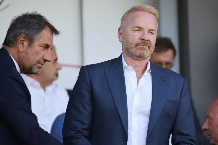 Igli Tare in tribuna