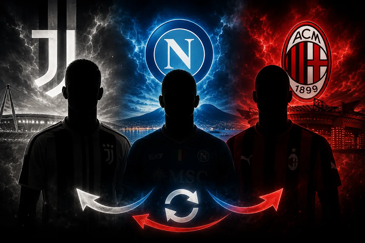 mercato napoli che intreccio con juve e milan tre giocatori coinvolti da Spazionapoli.it mercato napoli che intreccio con juve e milan tre giocatori coinvolti